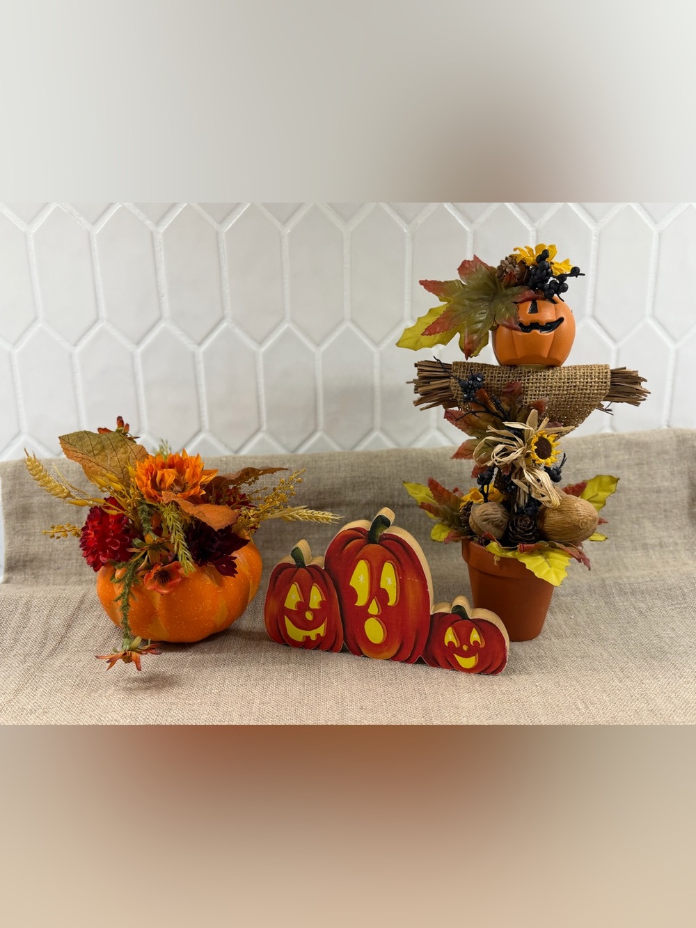 Set of 3 Halloween/Autumn Décor